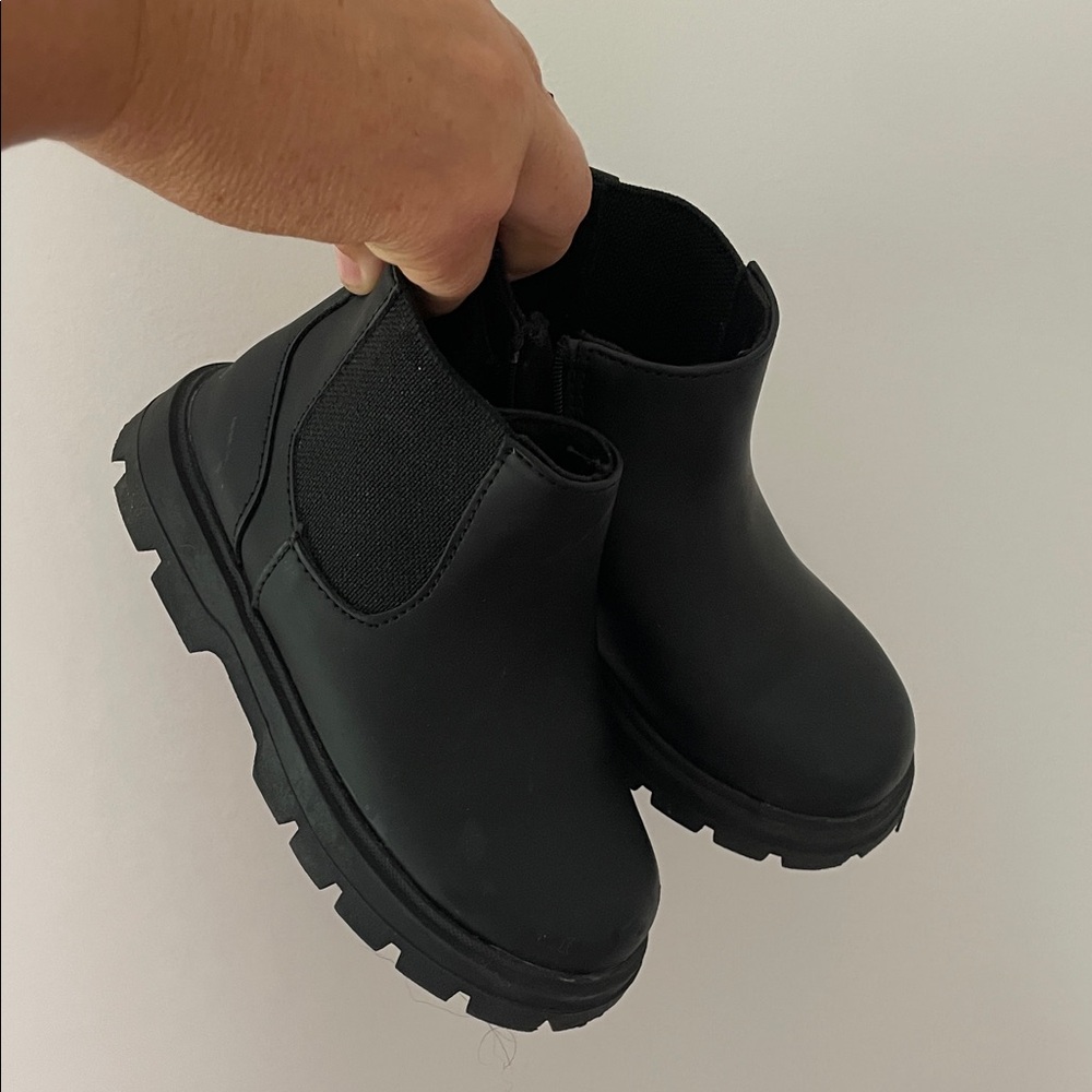 Zara Kids Black Ankle Boots